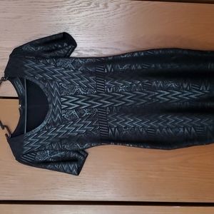 Black Leather short dress